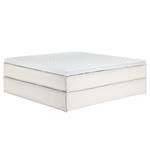 Premium Boxspringbett KINX Webstoff - Stoff KINX: Weiß - 200 x 200cm - H2 - Ohne