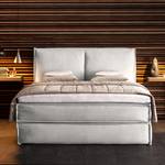 Letto boxspring Kinx Tessuto KINX: bianco - 200 x 200cm - H2 - 130 cm