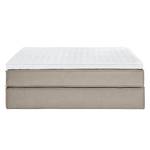 Lit boxspring Kinx Tissu - Tissu KINX : Beige - 200 x 200cm - D2 souple - Sans