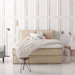 Premium Boxspringbett KINX Stoff KINX: Beige - 180 x 200cm - H2 - 130 cm