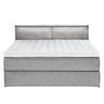 Premium Boxspringbett KINX Stoff KINX: Grau - 180 x 200cm - H2 - 100 cm