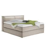 Premium Boxspringbett KINX Webstoff - Stoff KINX: Beige - 180 x 200cm - H2 - 100 cm