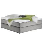 Premium Boxspringbett KINX Webstoff - Stoff KINX: Grau - 180 x 200cm - H2 - Ohne