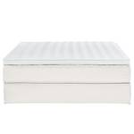 Premium Boxspringbett KINX Webstoff - Stoff KINX: Weiß - 180 x 200cm - H2 - Ohne