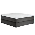 Premium Boxspringbett KINX Stoff KINX: Anthrazit - 180 x 200cm - H2 - Ohne