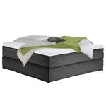 Premium Boxspringbett KINX Stoff KINX: Anthrazit - 180 x 200cm - H2 - Ohne