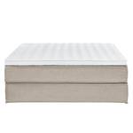 Premium boxspring KINX geweven stof - Stof KINX: Beige - 180 x 200cm - H2 zacht - Zonder