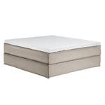 Premium Boxspringbett KINX Webstoff - Stoff KINX: Beige - 180 x 200cm - H2 - Ohne