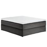 Lit boxspring Kinx Tissu - Tissu KINX : Anthracite - 160 x 200cm - D2 souple - Sans