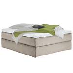 Lit boxspring Kinx Tissu - Tissu KINX : Beige - 160 x 200cm - D2 souple - Sans