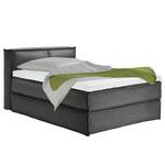 Letto boxspring Kinx Tessuto - Tessuto KINX: color antracite - 140 x 200cm - H2 - 100 cm