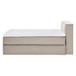 Premium boxspring KINX geweven stof - Stof KINX: Beige - 140 x 200cm - H2 zacht - 100cm