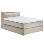 Premium boxspring KINX geweven stof - Stof KINX: Beige - 140 x 200cm - H2 zacht - 100cm