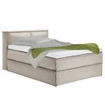 Premium boxspring KINX geweven stof - Stof KINX: Beige - 140 x 200cm - H2 zacht - 100cm