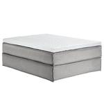 Lit boxspring Kinx Tissu - Tissu KINX : Gris - 140 x 200cm - D2 souple - Sans