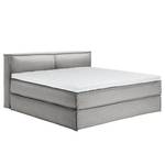 Lit boxspring Kinx Tissu - Tissu KINX : Gris - 200 x 200cm - D2 souple - 100 cm