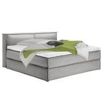 Premium boxspring KINX geweven stof - Stof KINX: Grijs - 200 x 200cm - H2 zacht - 100cm