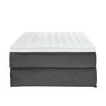 Lit boxspring Kinx Tissu - Tissu KINX : Anthracite - 140 x 200cm - D2 souple - Sans