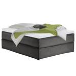 Lit boxspring Kinx Tissu - Tissu KINX : Anthracite - 140 x 200cm - D2 souple - Sans