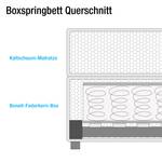 Boxspring Annabel Wit - 100 x 200cm - Koudschuimmatras - H2 zacht