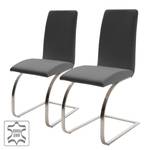 Chaises cantilever Maui (lot de 2) Gris