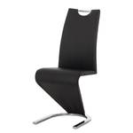 Chaise cantilever Amanda II Noir - Lot de 2