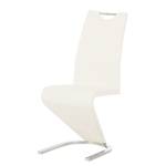 Chaise cantilever Amanda II Blanc - Lot de 2