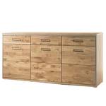 Dressoir Lopburi deels massief blank eikenhout - leisteenkleurig