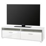 Meuble TV Kushiro Blanc brillant - 184 x 51 cm