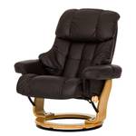 Relaxfauteuil Grunewald echt leer - Bruin - Lichtbruin