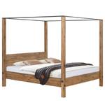 Himmelbett Porto-Alegre Sumpfeiche massiv - 140 x 200cm - 180 x 200cm