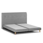 Letto boxspring Mälby Tessuto - Color grigio pallido - 160 x 200cm