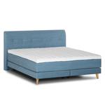 Letto boxspring Mälby Tessuto - Opaco cleste chiaro - 160 x 200cm