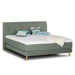 Letto boxspring Mälby Tessuto - Cachi - 180 x 200cm