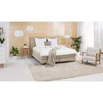 Boxspringbett AVELLINO Klassisch Webstoff - Webstoff Meara: Schlamm - 140 x 200cm - H2