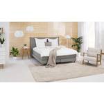 Boxspringbett AVELLINO Klassisch Webstoff - Webstoff Meara: Grau - 180 x 200cm - H2