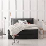 Letto boxspring Kinx Tessuto - Tessuto KINX: color antracite - 180 x 220cm - H2 - 130 cm