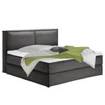 Lit boxspring Kinx Tissu - Tissu KINX : Anthracite - 200 x 220cm - D2 souple - 130 cm