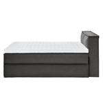 Premium Boxspringbett KINX Webstoff - Stoff KINX: Anthrazit - 160 x 220cm - H2 - 100 cm