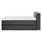 Premium boxspring KINX geweven stof - Stof KINX: Antracietkleurig - 140 x 220cm - H2 zacht - 100cm