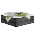 Lit boxspring Kinx Tissu - Tissu KINX : Anthracite - 180 x 220cm - D2 souple - Sans