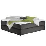 Premium Boxspringbett KINX Webstoff - Stoff KINX: Anthrazit - 200 x 220cm - H2 - Ohne