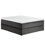 Premium boxspring KINX geweven stof - Stof KINX: Antracietkleurig - 160 x 220cm - H2 zacht - Zonder