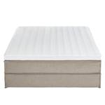 Premium boxspring KINX geweven stof - Stof KINX: Beige - 180 x 220cm - H2 zacht - Zonder