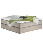 Lit boxspring Kinx Tissu - Tissu KINX : Beige - 180 x 220cm - D2 souple - Sans