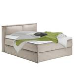 Premium Boxspringbett KINX Webstoff - Stoff KINX: Beige - 160 x 220cm - H2 - 100 cm