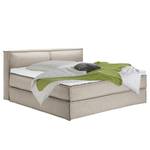 Premium boxspring KINX geweven stof - Stof KINX: Beige - 200 x 220cm - H2 zacht - 100cm