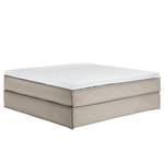 Lit boxspring Kinx Tissu - Tissu KINX : Beige - 200 x 220cm - D2 souple - Sans