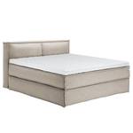 Lit boxspring Kinx Tissu - Tissu KINX : Beige - 180 x 220cm - D2 souple - 100 cm