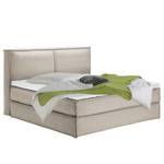 Premium Boxspringbett KINX Webstoff - Stoff KINX: Beige - 200 x 220cm - H2 - 130 cm